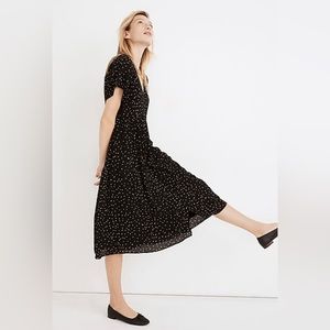 Madewell Confetti Midi Dress - size 0